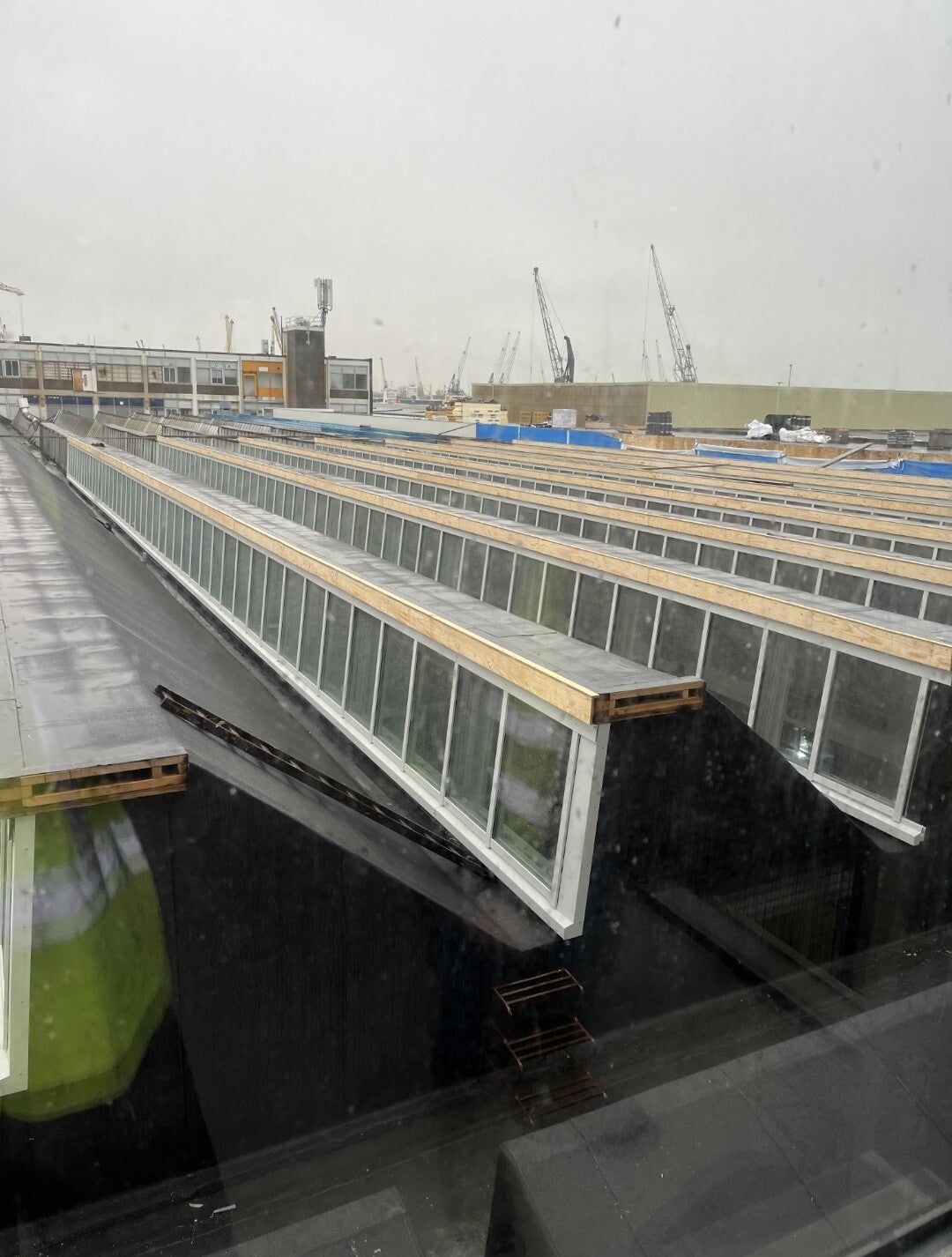 Industrieel plat dak project